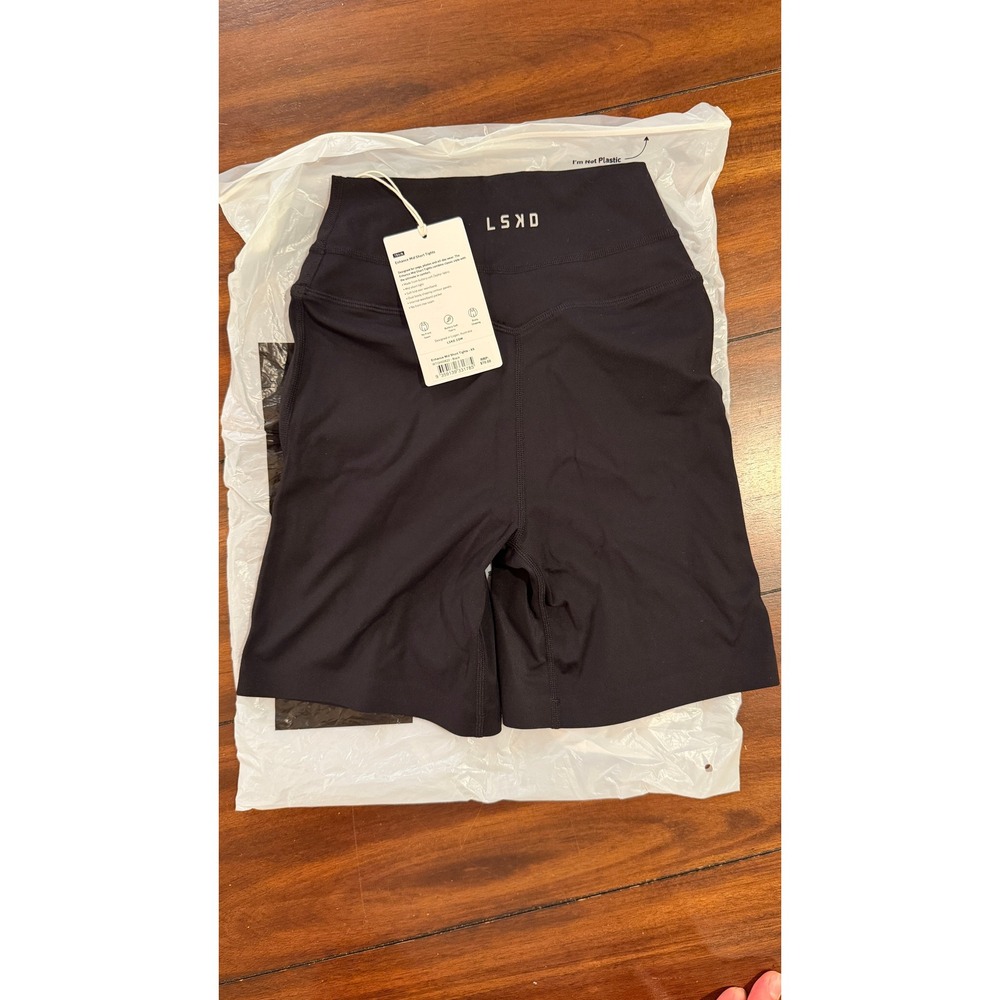 LSKD Enhance Mid Short Tights Black XS Ultra High Rise 6 Inch Short NEW NWT - Picture 6 of 16